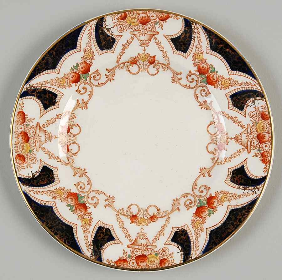 The Regal Blue (Smooth) Bread & Butter Plate by Myott Staffordshire-1