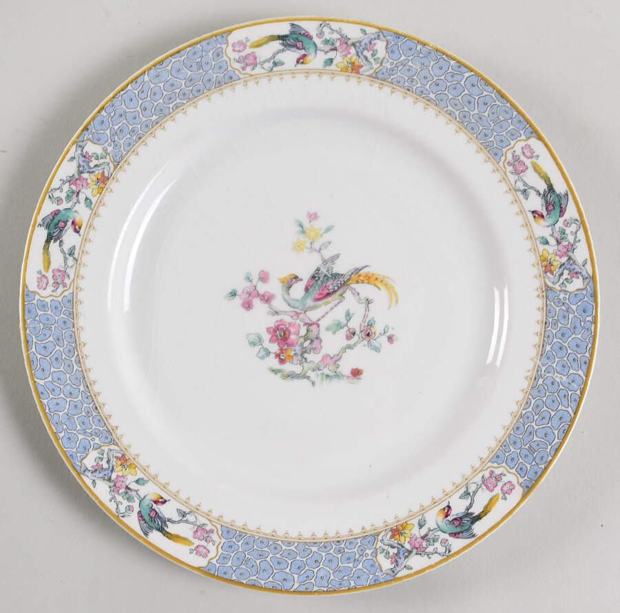 Royal Bird Luncheon Plate by Myott Staffordshire-1