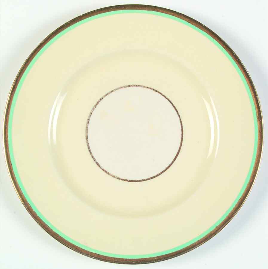 Royal Crown Yellow Luncheon Plate by Myott Staffordshire-1