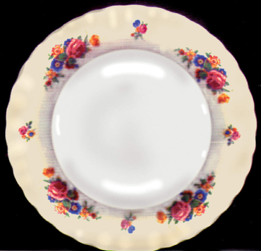 Rose of England Bread & Butter Plate by Myott Staffordshire-1
