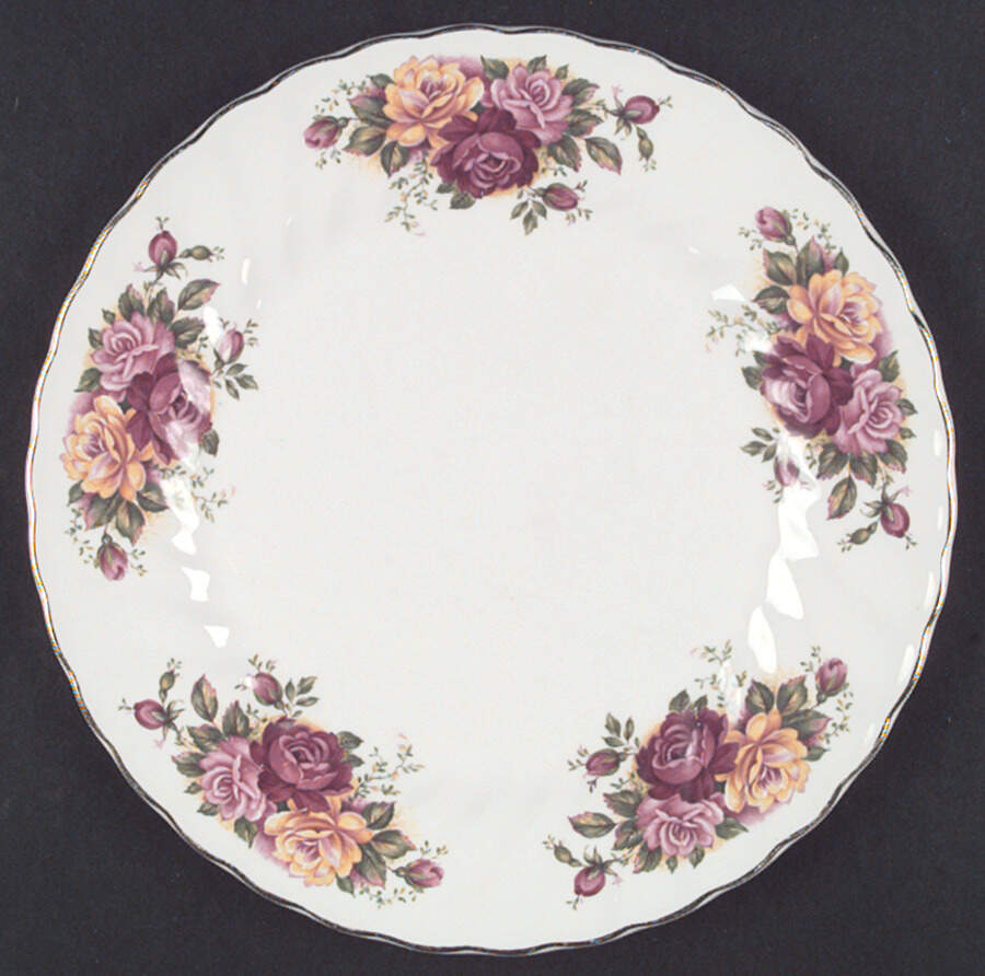 Rose Garden Dinner Plate by Myott Staffordshire-1