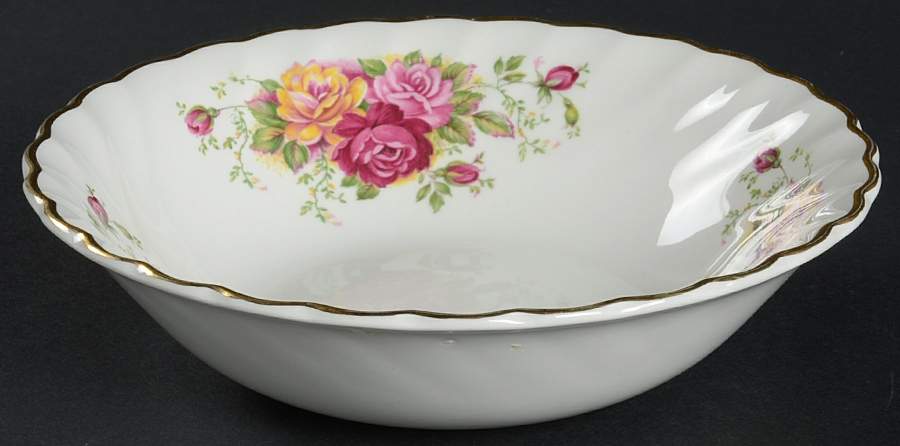 Rose Garden Coupe Cereal Bowl by Myott Staffordshire-1