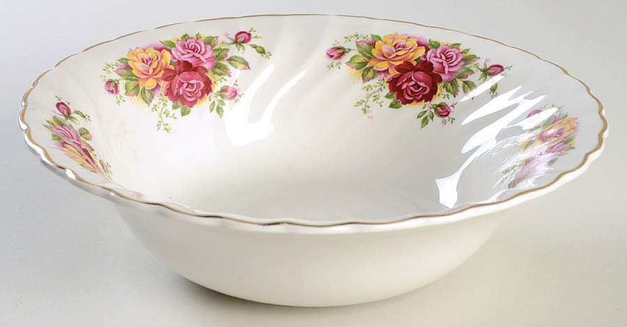 Rose Garden 8" Round Vegetable Bowl by Myott Staffordshire-1