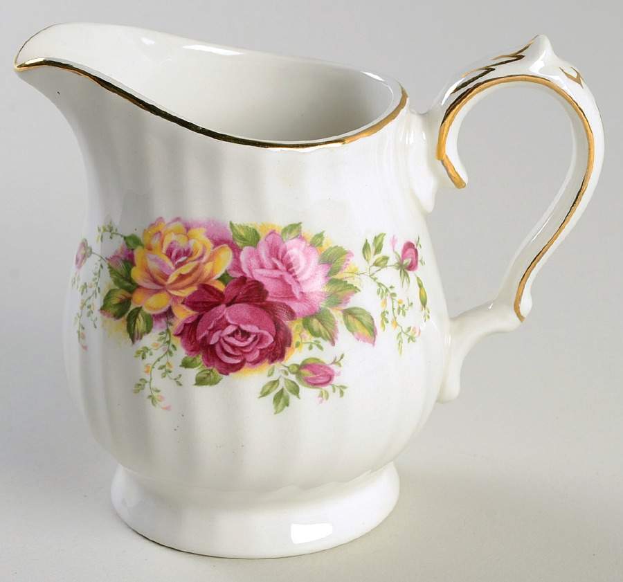 Rose Garden Creamer by Myott Staffordshire-1