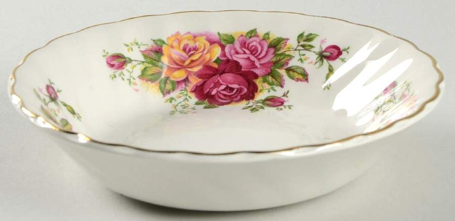 Rose Garden Fruit/Dessert (Sauce) Bowl by Myott Staffordshire-1