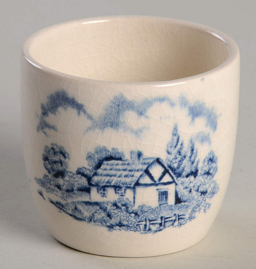 Royal Mail Blue Single Egg Cup by Myott Staffordshire-1