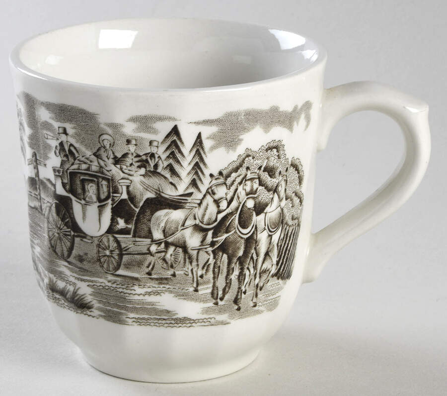 Royal Mail Brown (White Background) Mug by Myott Staffordshire-1