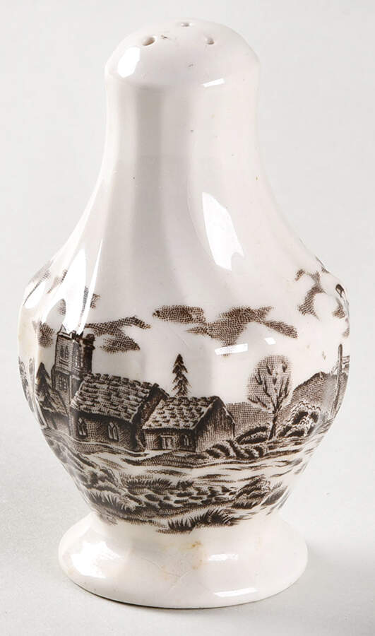 Royal Mail Brown (White Background) Pepper Shaker by Myott Staffordshire-1