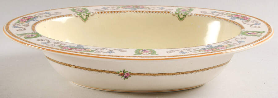 Rosalie 11" Oval Vegetable Bowl by Myott Staffordshire-1
