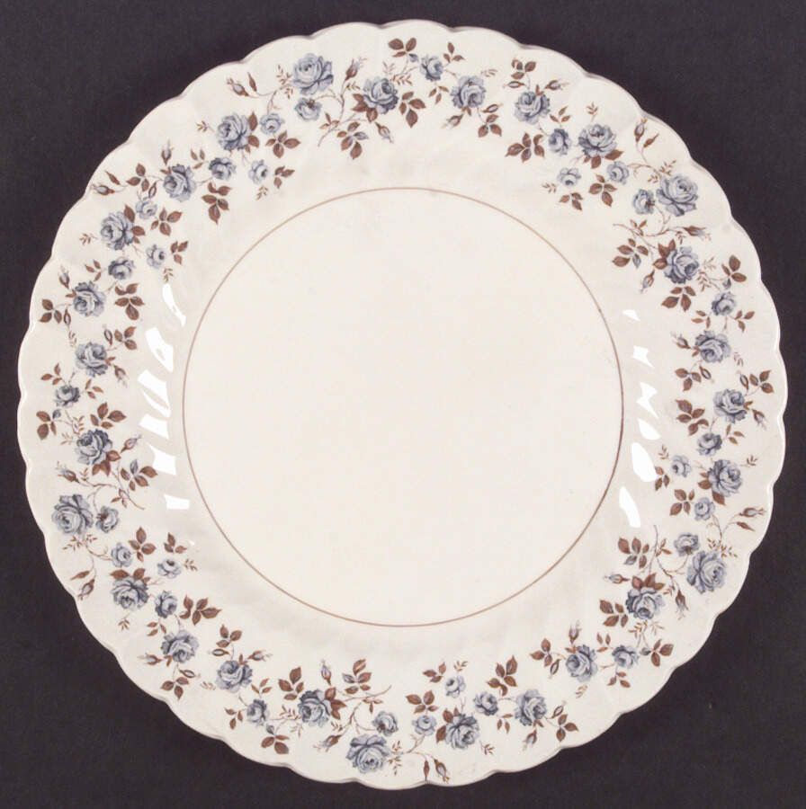 Rosanna Blue Dinner Plate by Myott Staffordshire-1