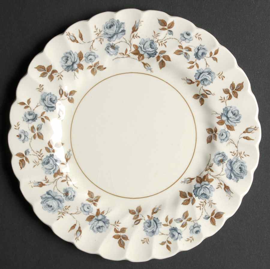 Rosanna Blue Bread & Butter Plate by Myott Staffordshire-1