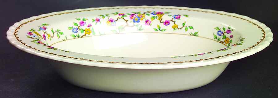 Rosemere 10" Oval Vegetable Bowl by Myott Staffordshire-1