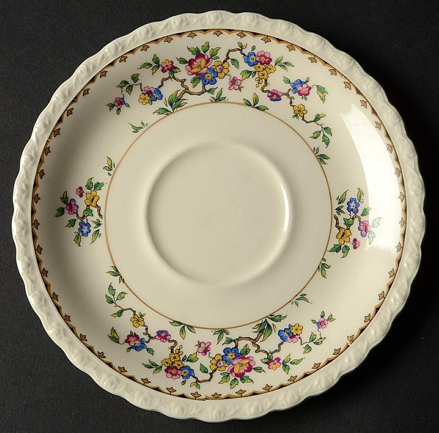 Rosemere Saucer for Cream Soup Bowl by Myott Staffordshire-1