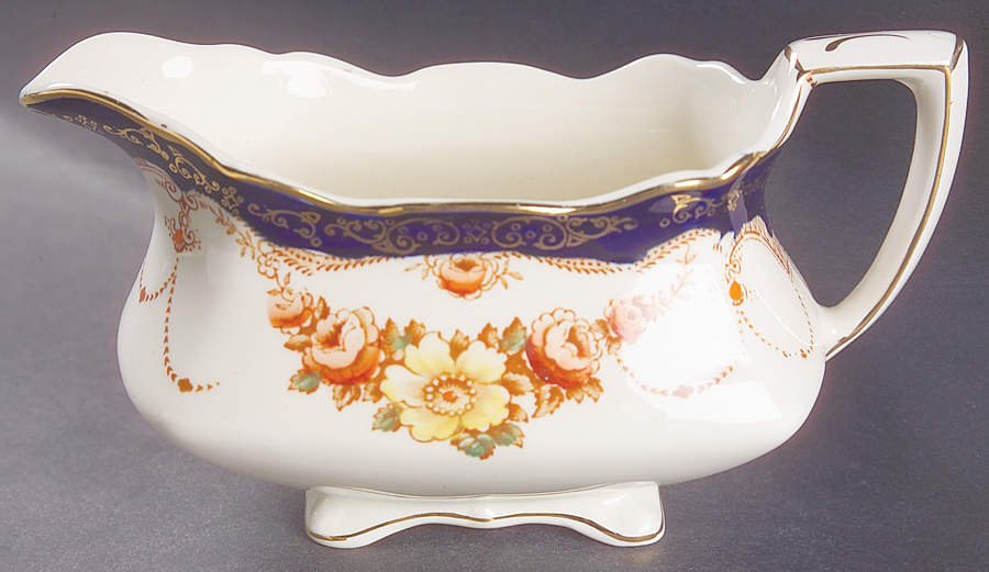 Rosemary (Square, Scalloped) Gravy Boat by Myott Staffordshire-1
