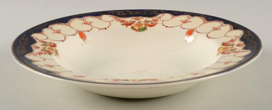 Rosemary (Smooth) Rim Soup Bowl by Myott Staffordshire-1