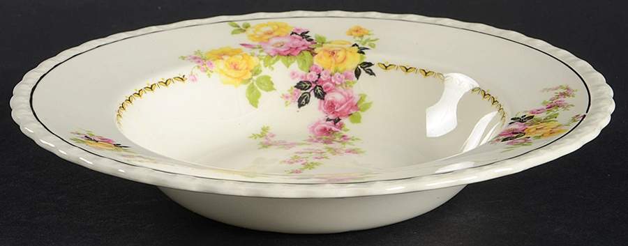 Rosita Rim Soup Bowl by Myott Staffordshire-1