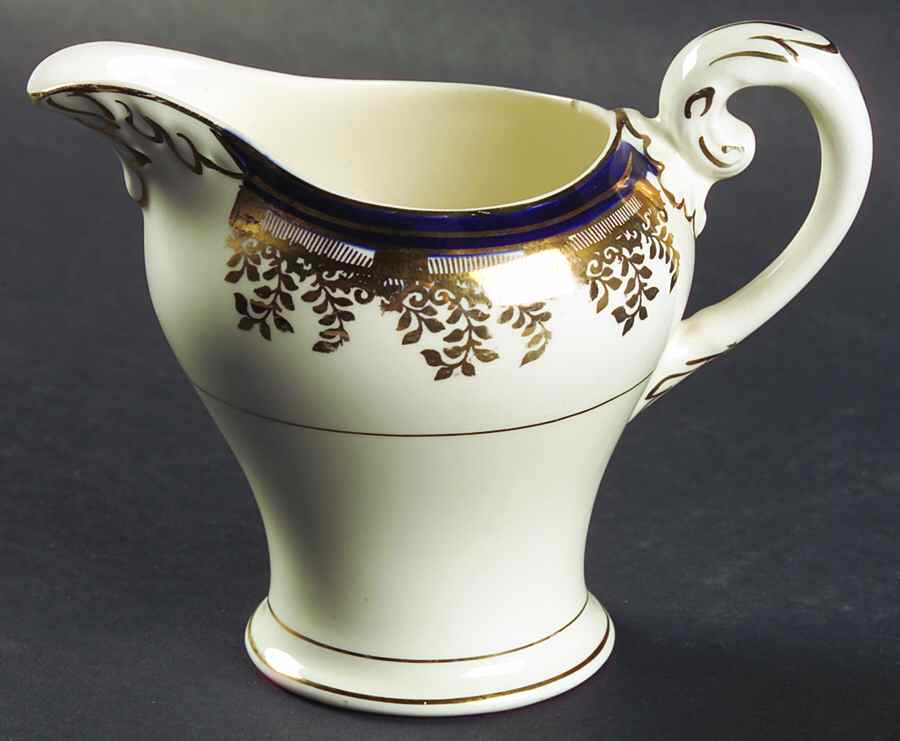 Royalty Cobalt Blue Creamer by Myott Staffordshire-1