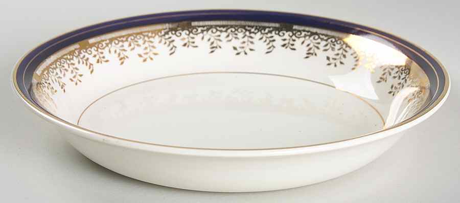 Royalty Cobalt Blue Coupe Soup Bowl by Myott Staffordshire-1