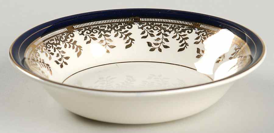 Royalty Cobalt Blue Fruit/Dessert (Sauce) Bowl by Myott Staffordshire-1