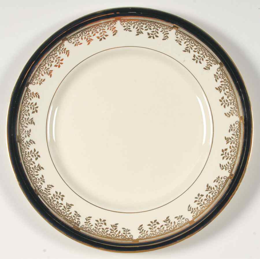 Royalty Cobalt Blue Dinner Plate by Myott Staffordshire-1