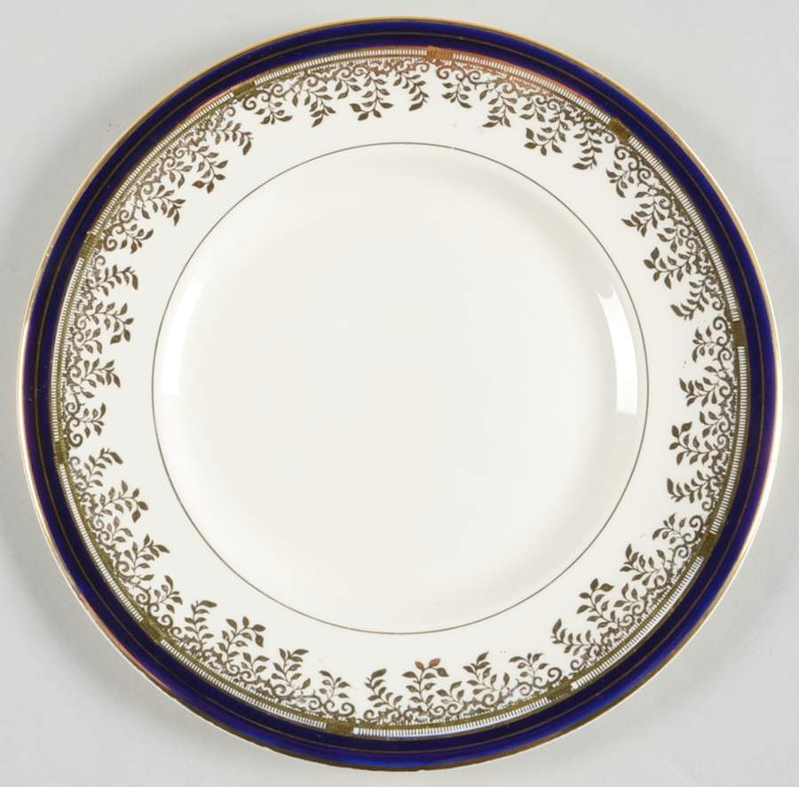 Royalty Cobalt Blue Salad Plate by Myott Staffordshire-1