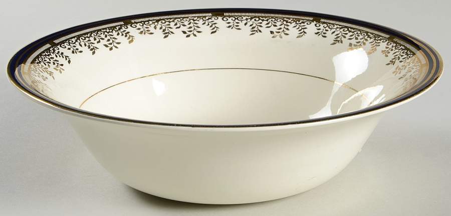 Royalty Cobalt Blue 8" Round Vegetable Bowl by Myott Staffordshire-1