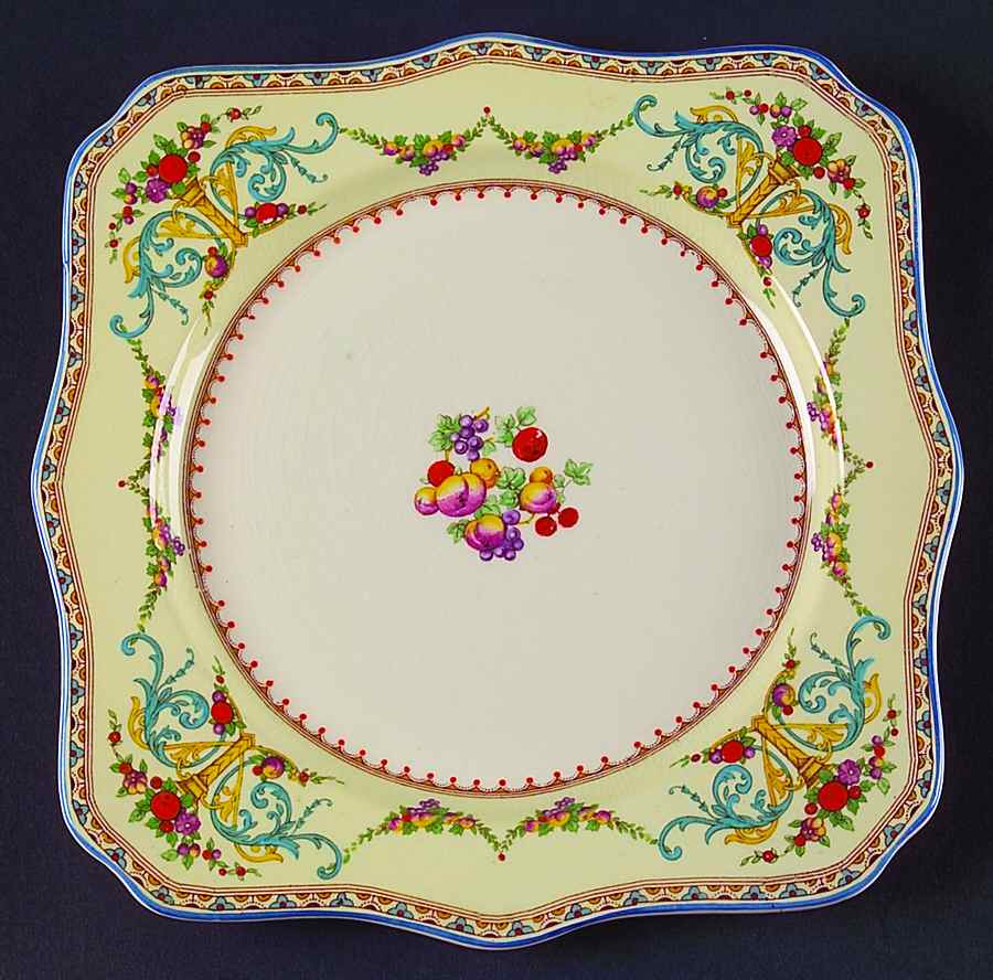 Royal York Square Luncheon Plate by Myott Staffordshire-1