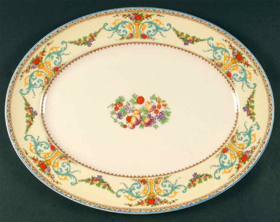 Royal York 14" Oval Serving Platter by Myott Staffordshire-1