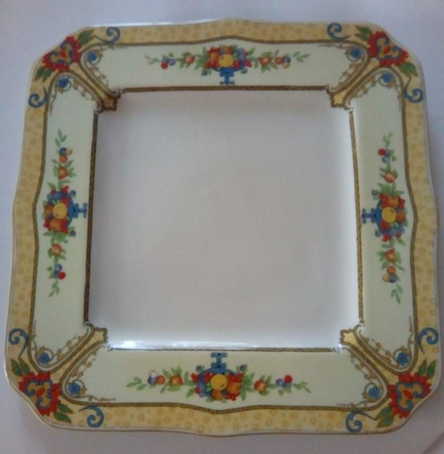 Seville Square Salad Plate by Myott Staffordshire-1