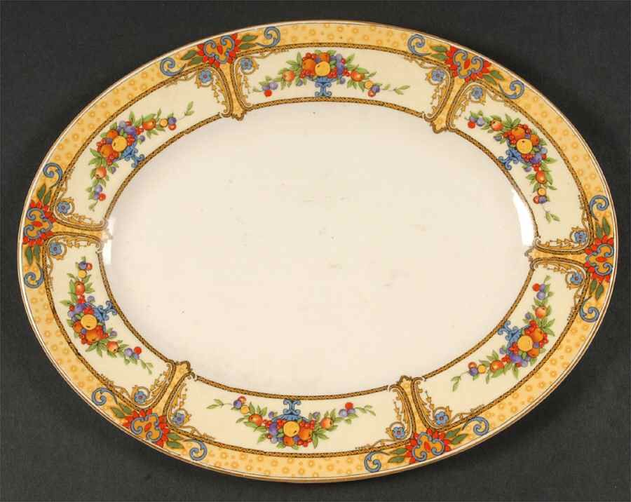 Seville 11" Oval Serving Platter by Myott Staffordshire-1