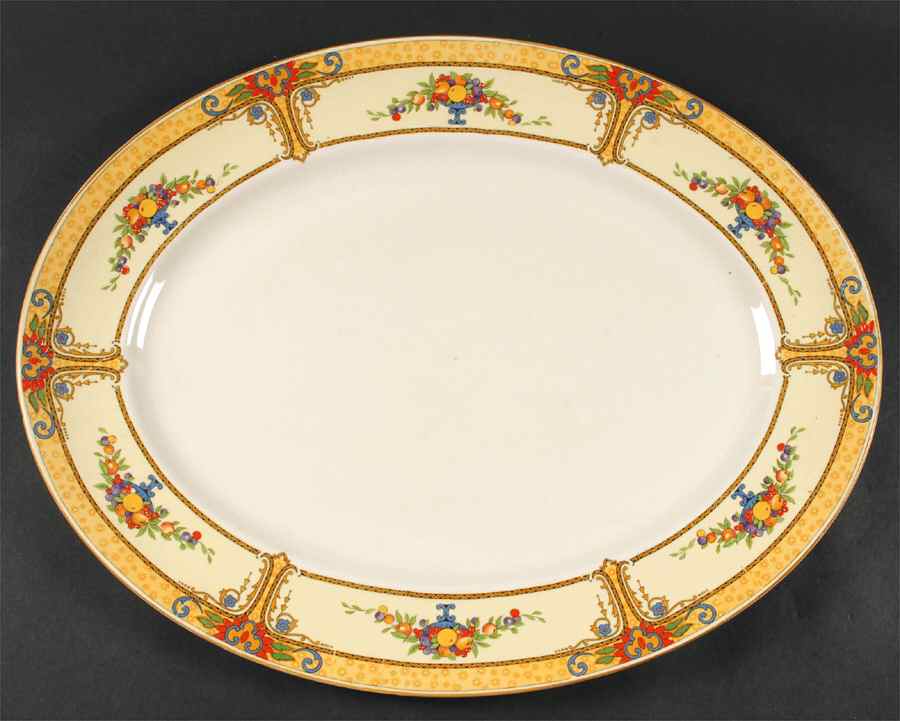 Seville 18" Oval Serving Platter by Myott Staffordshire-1