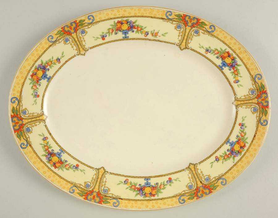 Seville 12" Oval Serving Platter by Myott Staffordshire-1