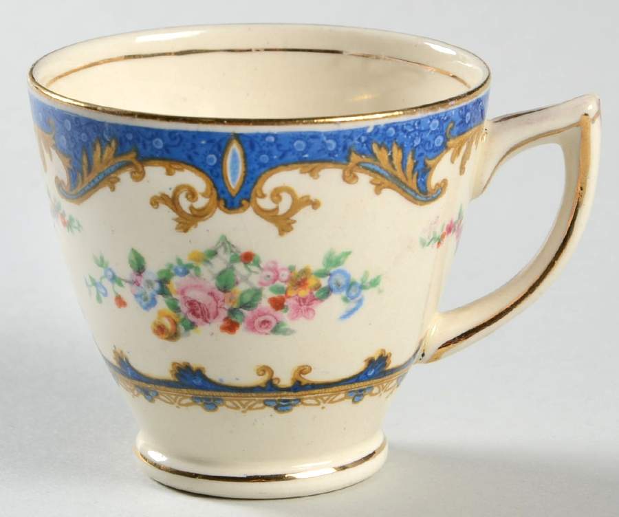 Sevres Blue Footed Demitasse Cup by Myott Staffordshire-1