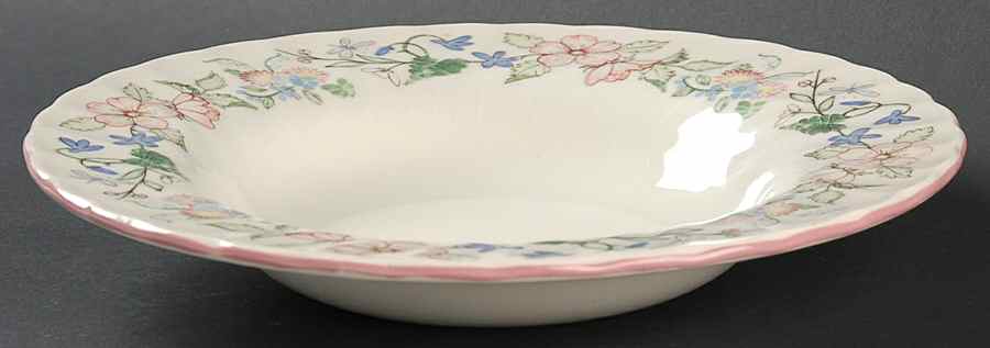 Spring Fields Large Rim Soup Bowl by Myott Meakin-1