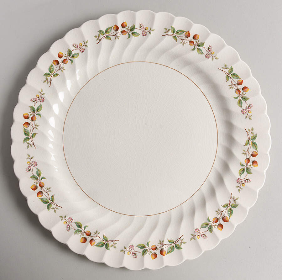 Strawberry Festival Chop Plate (Round Platter) by Myott Staffordshire-1