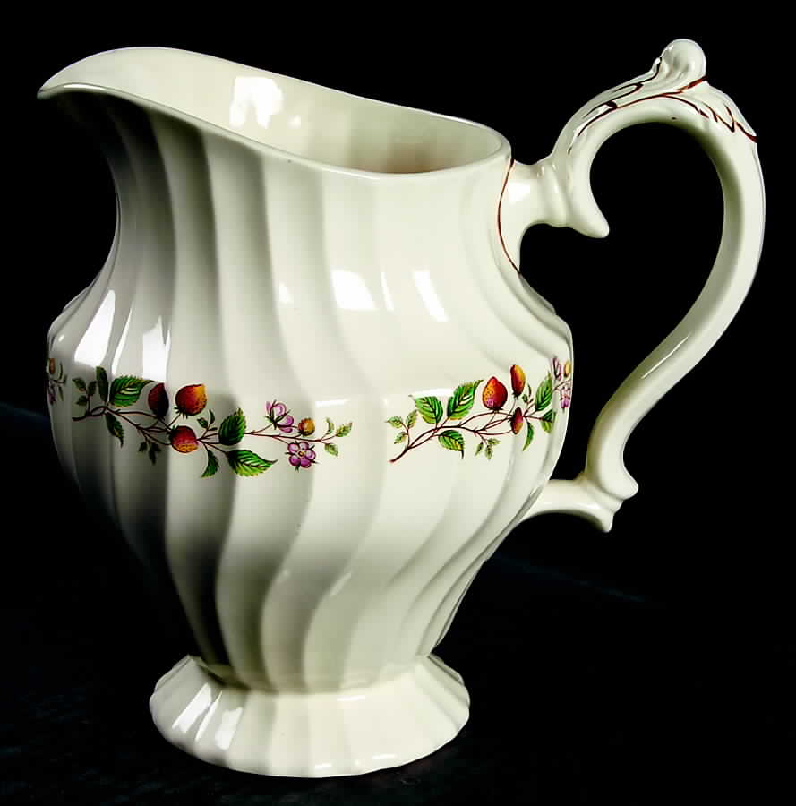 Strawberry Festival 40 Oz Pitcher by Myott Staffordshire-1