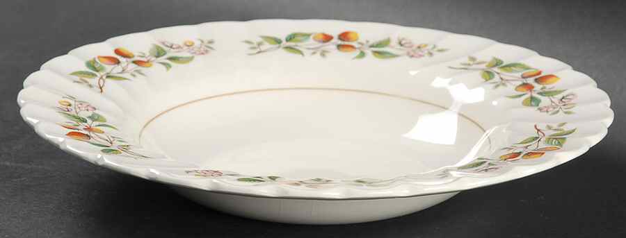 Strawberry Festival Rim Soup Bowl by Myott Staffordshire-1