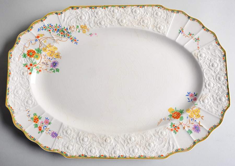 Sunshine Susie 16" Oval Serving Platter by Myott Staffordshire-1
