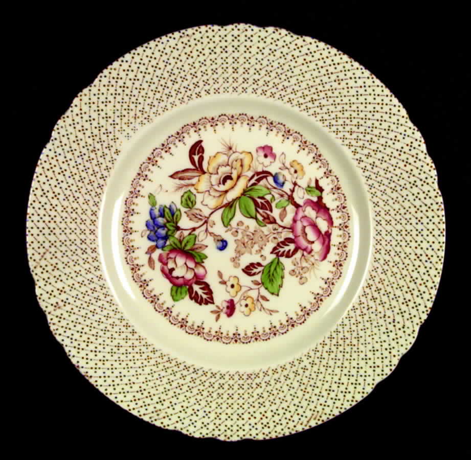Swing Time (Scalloped) Dinner Plate by Myott Staffordshire-1