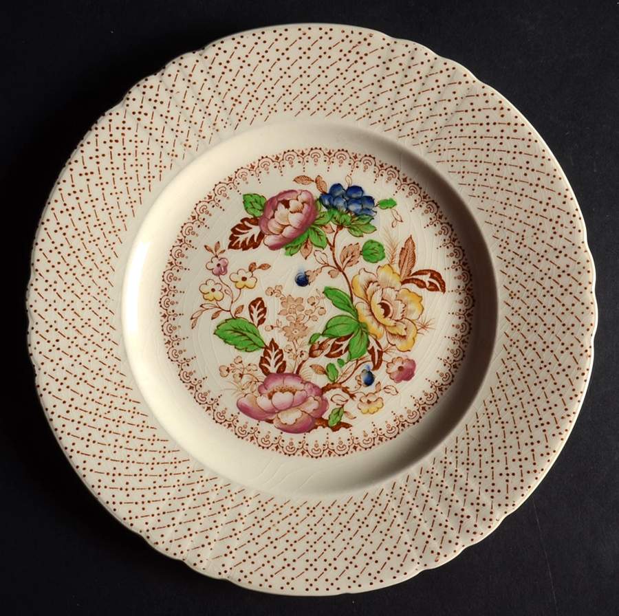 Swing Time (Scalloped) Salad Plate by Myott Staffordshire-1