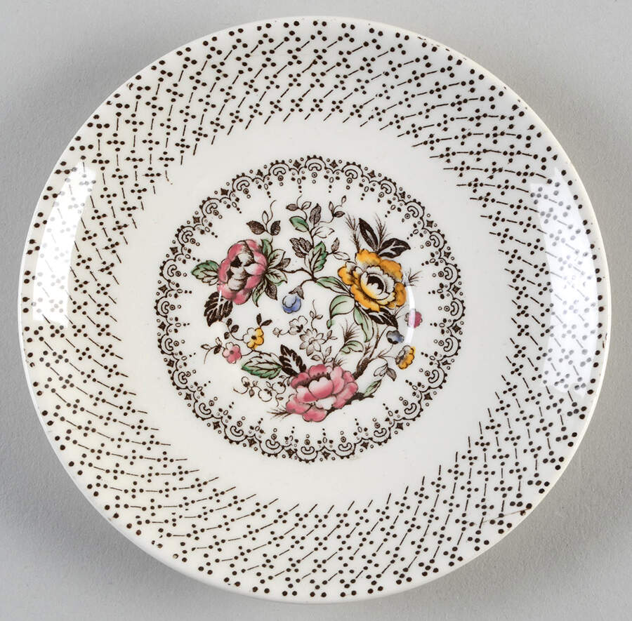 Swing Time (Smooth) Saucer by Myott Staffordshire-1