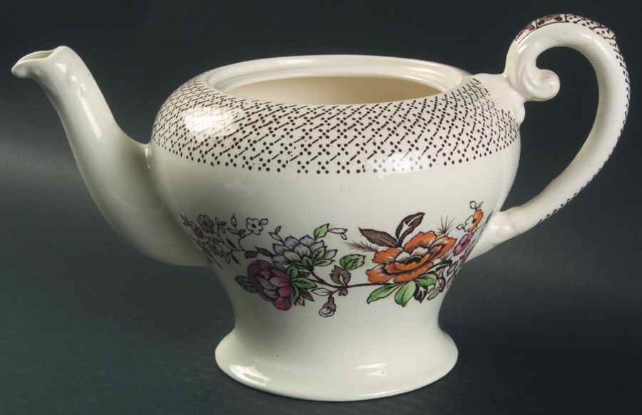 Swing Time (Smooth) Teapot No Lid by Myott Staffordshire-1