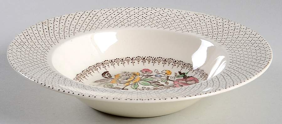 Swing Time (Smooth) Rim Soup Bowl by Myott Staffordshire-1