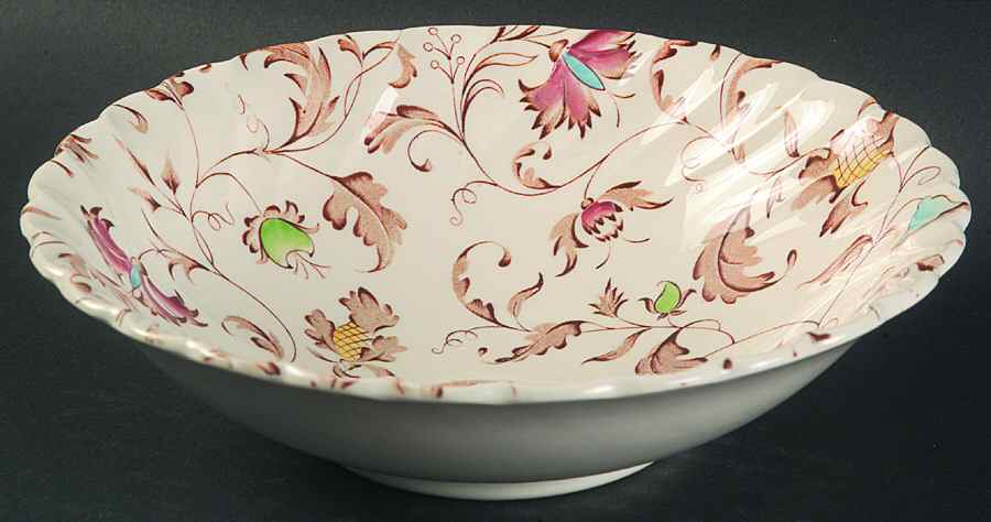 Vanity Fair Multicolor Coupe Cereal Bowl by Myott Staffordshire-1