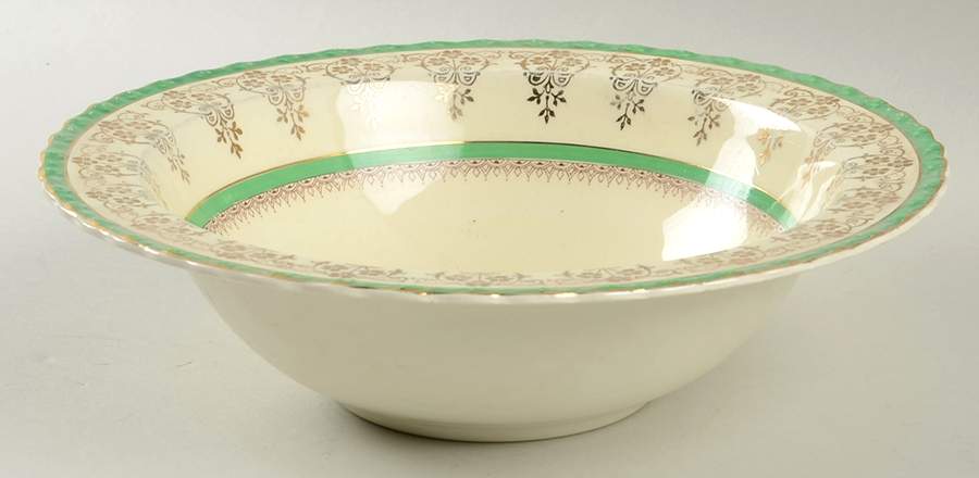 Valencia Green 8" Round Vegetable Bowl by Myott Staffordshire-1