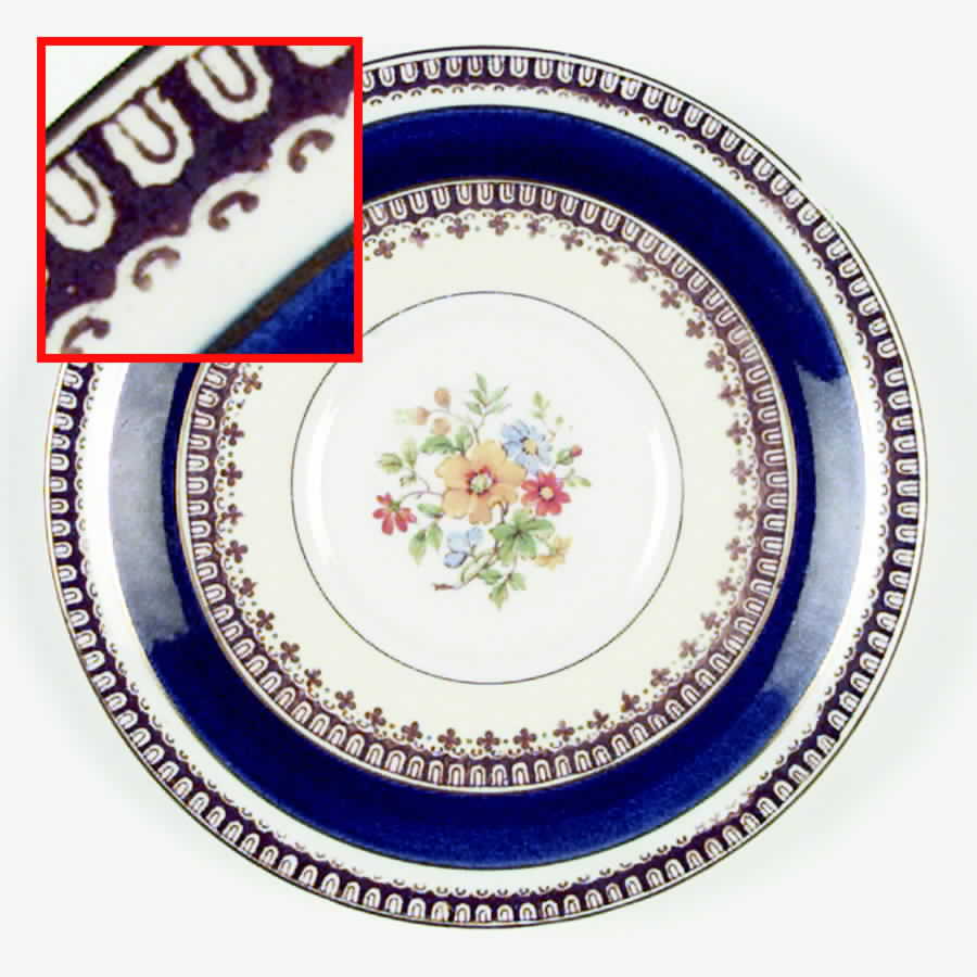 Whitsuntide Saucer for Cream Soup Bowl by Myott Staffordshire-1