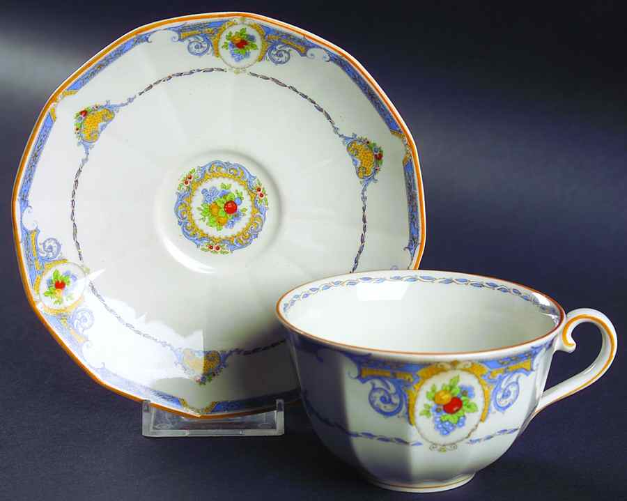 Windsor Flat Cup & Saucer Set by Myott Staffordshire-1