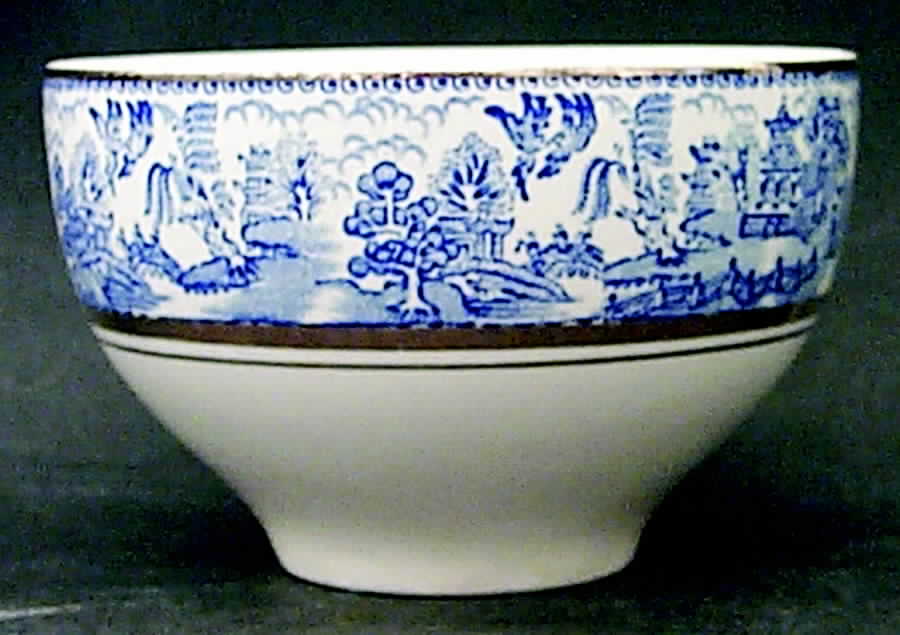 Ye Olde Willow Open Sugar Bowl by Myott Staffordshire-1