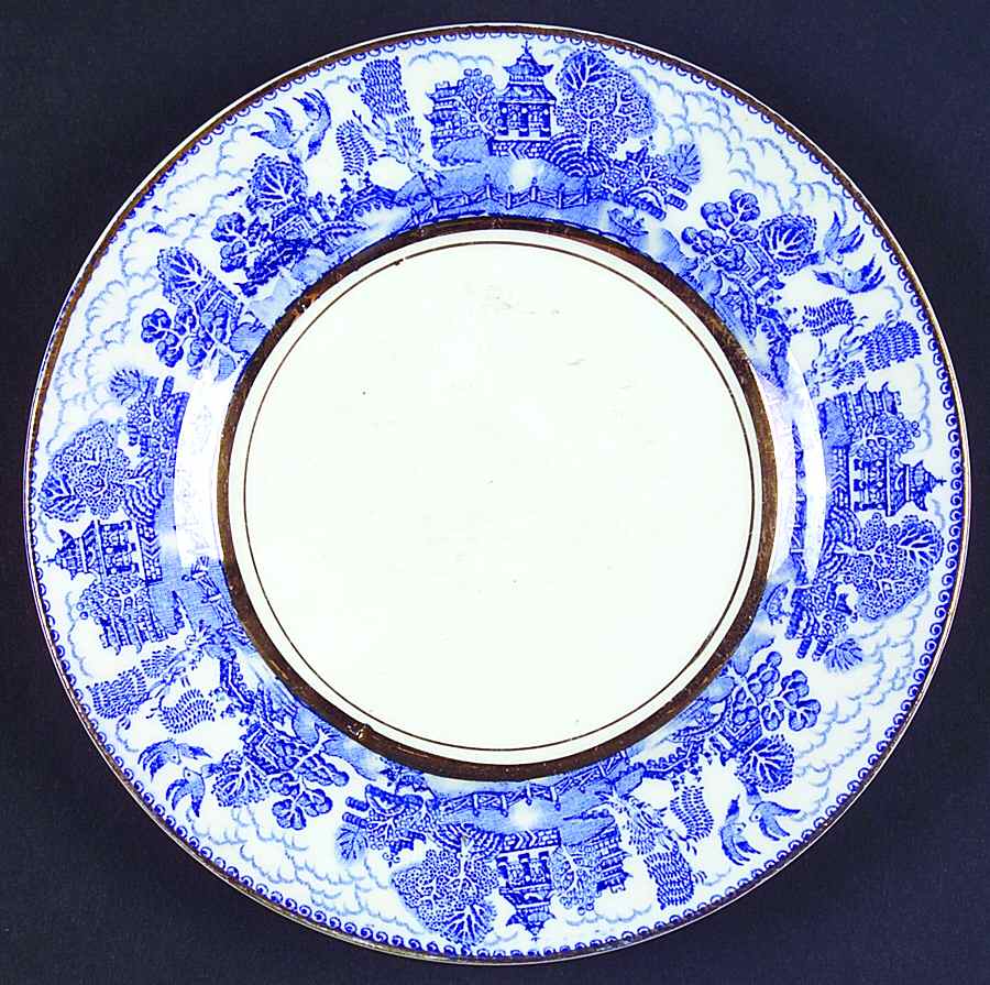 Ye Olde Willow Bread & Butter Plate by Myott Staffordshire-1
