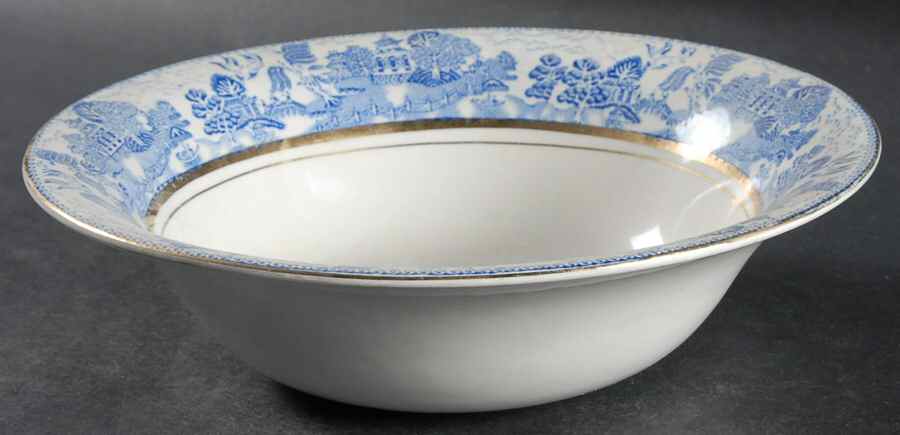 Ye Olde Willow 8" Round Vegetable Bowl by Myott Staffordshire-1